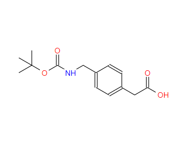 71420-92-3；N-叔丁氧羰基-(4-氨基甲基苯基)乙酸；Boc-(4-aminomethylphenyl)acetic acid