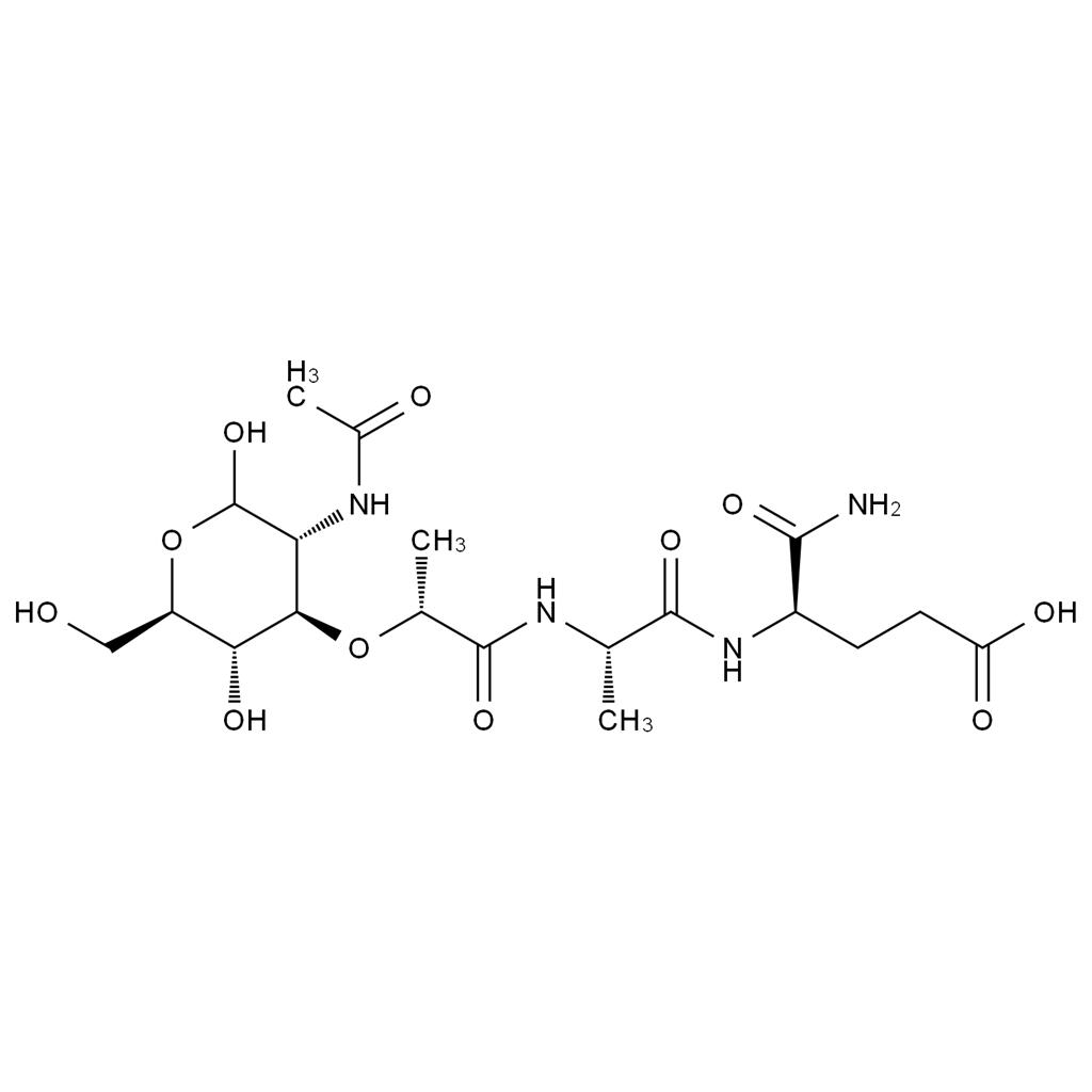 CATO_Ac-muramyl-丙氨酸-D-谷氨酸-NH2_53678-77-6_97%