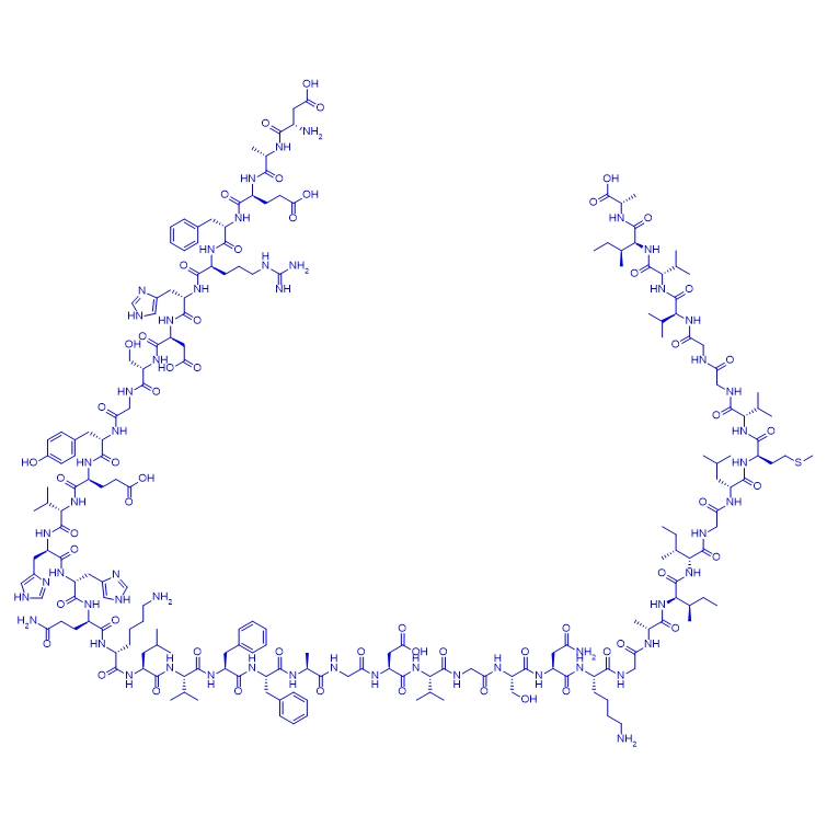 β淀粉样肽改造多肽-[Gly22]-Amyloid β-Protein(1-42)/1802086-23-2/[Gly22]-β淀粉样肽1-42