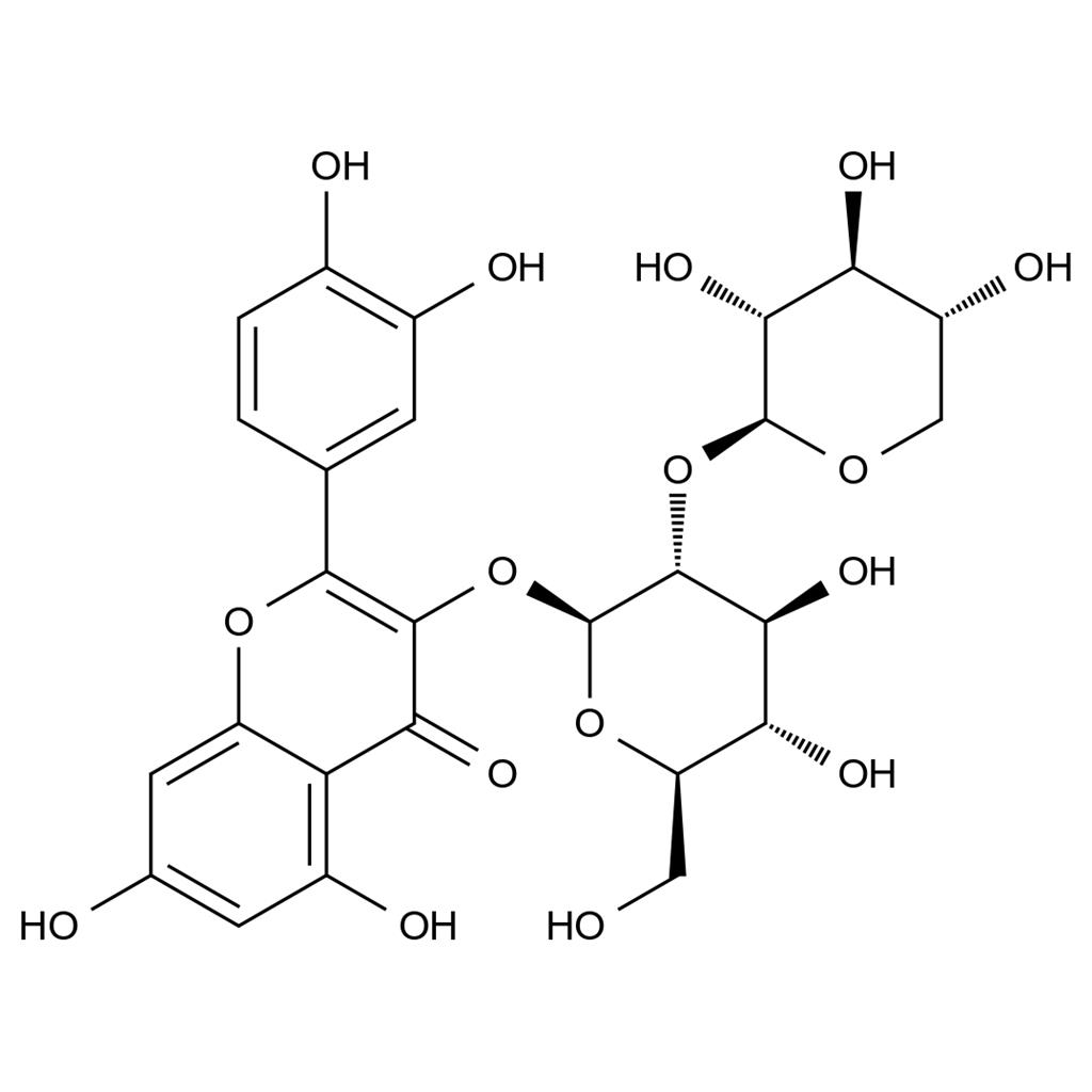 CATO_槲皮素-3-O-桑布双糖苷_83048-35-5_97%