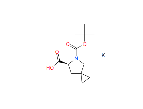 (S)-5-(叔丁氧羰基)-5-氮杂螺[2.4]庚烷-6-羧酸钾