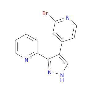 2-溴-4-[3-(2-吡啶)-1H-吡唑-4-基]吡啶