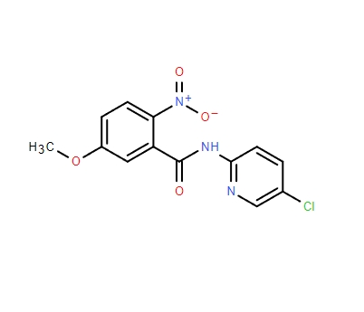 N-(5-氯-2-吡啶基)-5-甲氧基-2-硝基苯甲酰胺