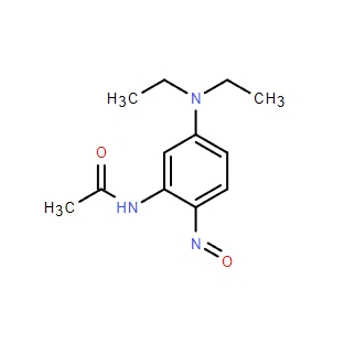 2-亚硝基-5-(N,N-二乙基氨基)乙酰苯胺