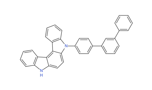 11,12-二氢基-1，1-[1,1':3',1"-三联苯]-3-基-吲哚[2,3-a]咔唑2166116-64-7