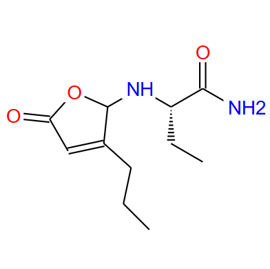 Butanamide, 2-[(2,5-dihydro-5-oxo-3-propyl-2-furanyl)amino]-, (2S)-；2459389-35-4