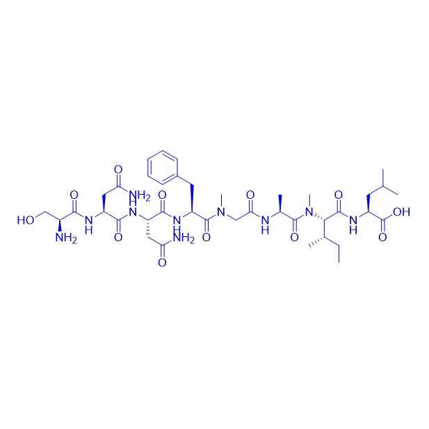 双 N-甲基化衍生物多肽SNNF(N-Me)GA(N-Me)IL/409085-44-5