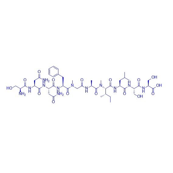 双 N-甲基化衍生物多肽SNNF(N-Me)GA(N-Me)ILSS/409085-46-7