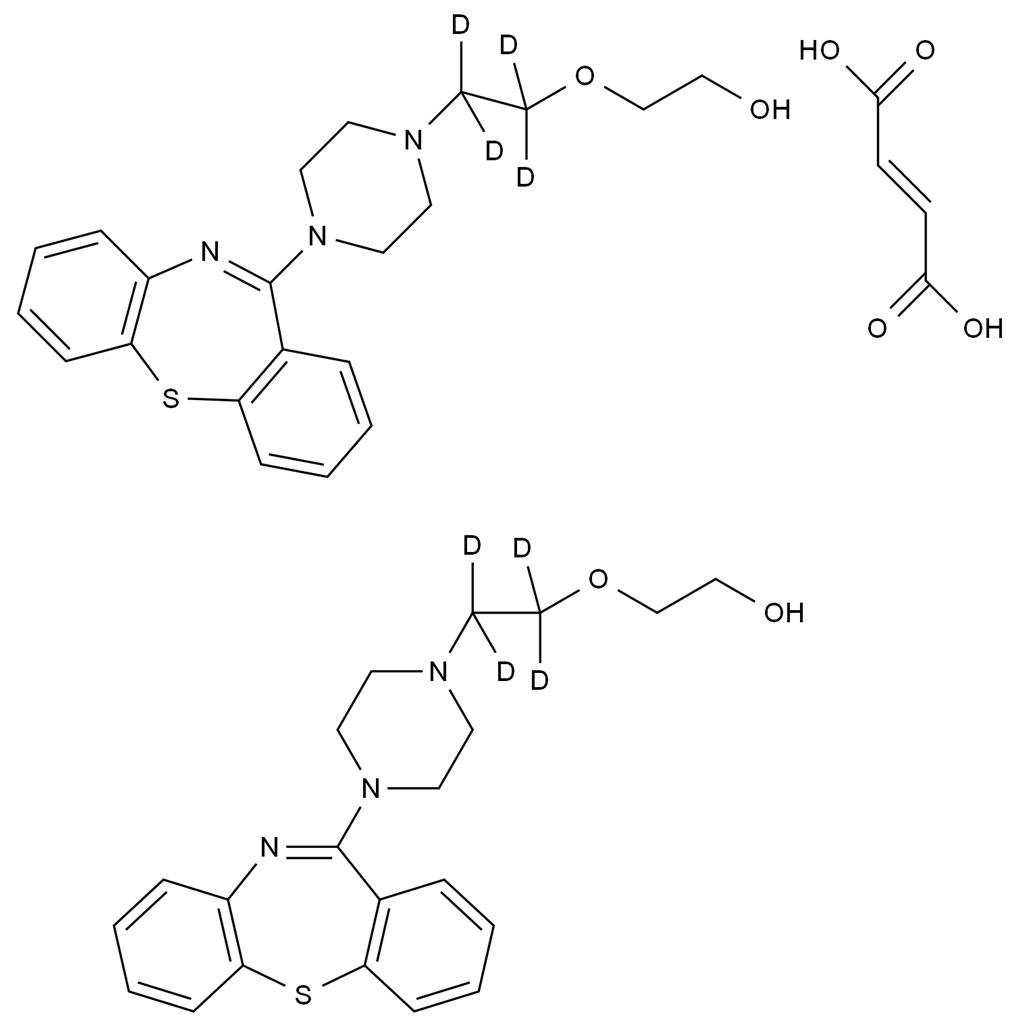 CATO_喹硫平-d4半富马酸盐_1217310-65-0_97%