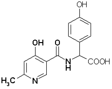 D-α-（6-甲基-4-羟基烟酰胺）-p-羟基苯基乙酸