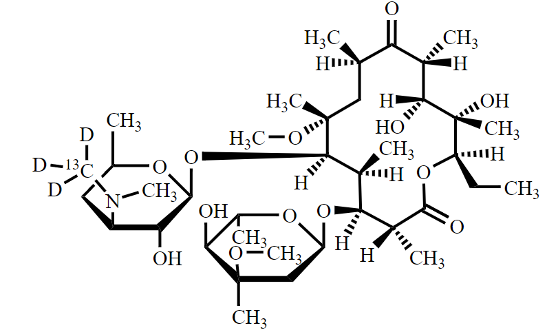 CATO_克拉霉素-13C-d3_81103-11-9(unlabelled)_97%