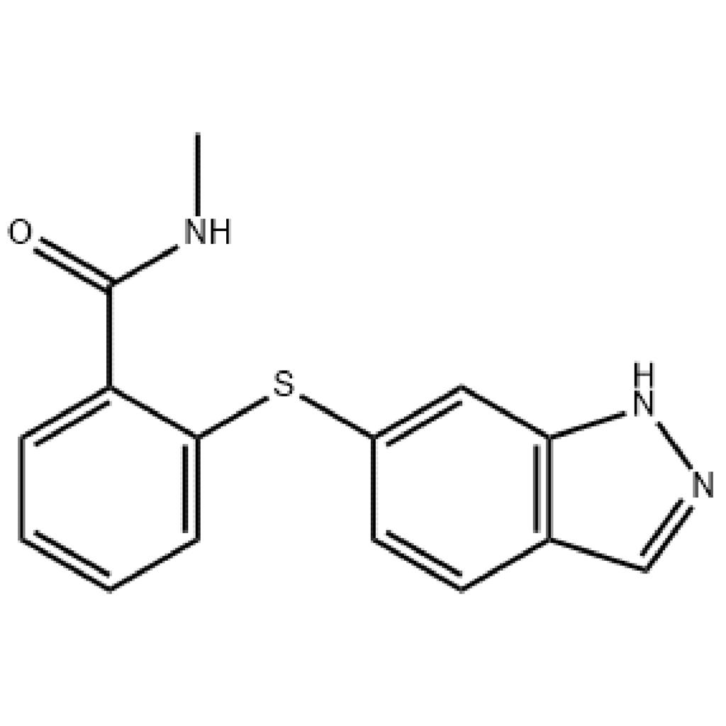 2-(1H-吲唑-6-基硫代)-N-甲基苯甲酰胺 944835-85-2