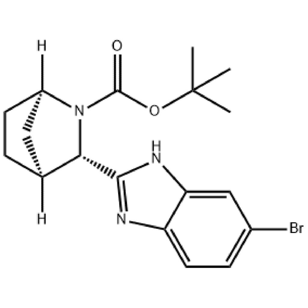 (1R,3S,4S)-3-(6-溴-1H-苯并咪唑-2-基)-2-氮杂双环[2.2.1]庚烷-2-羧酸叔丁酯 1256387-74-2