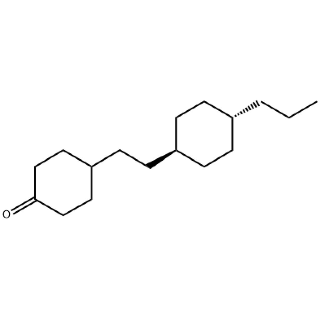 4-[2-(反式-4-丙基环己基)乙基]环己酮 117923-32-7