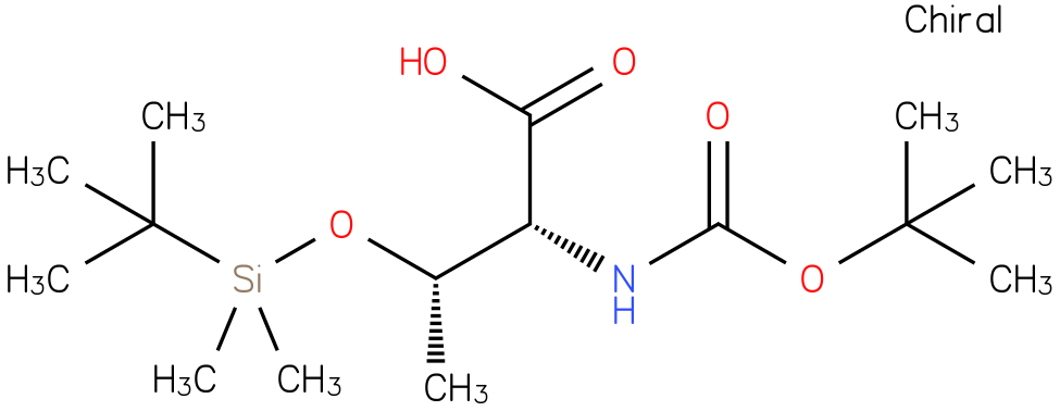 N-(叔丁氧羰基)-O-(叔丁基二甲基甲硅烷基)-D-苏氨酸