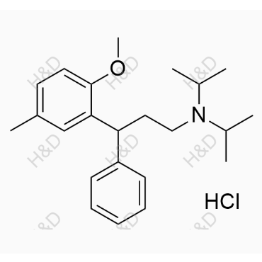 Tolterodine EP Impurity C (Hydrochloride)	托特罗定EP杂质C(盐酸盐)	1161940-88-0