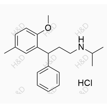 Tolterodine EP Impurity D(Hydrochloride)	托特罗定EP杂质D(盐酸盐)