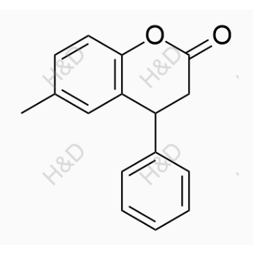 6-methyl-4-phenylchroman-2-one	托特罗定杂质12	40546-94-9