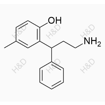 2-(3-amino-1-phenylpropyl)-4-methylphenol	托特罗定杂质13