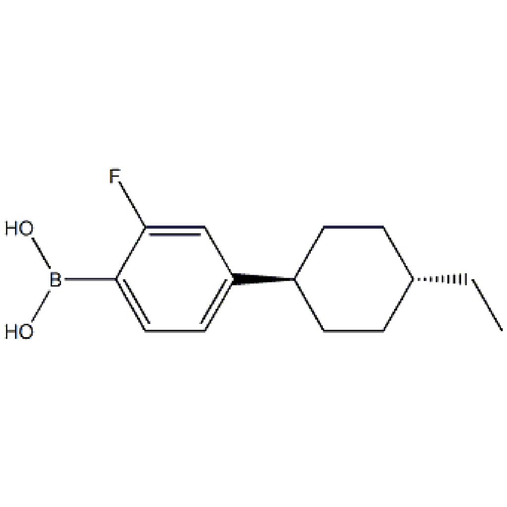 4-(反-4-乙基环己基)-2-氟苯硼酸 1007223-52-0