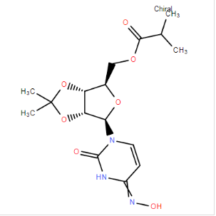 尿苷2'3'-O-（1-甲基亚乙基）-，4-肟，5'-（2- 丙酸甲酯）