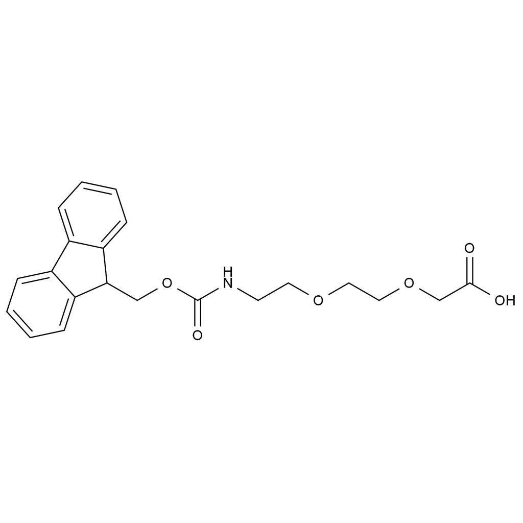 CATO_[2-[2-(Fmoc-氨基)乙氧基]乙氧基]乙酸_166108-71-0_97%