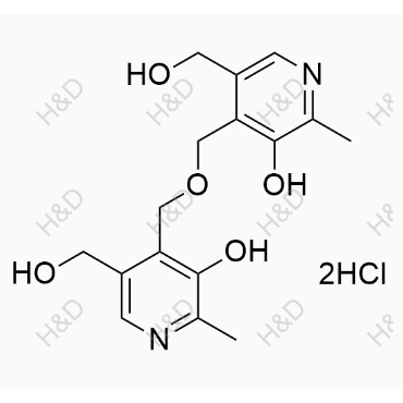 4,4'-(oxybis(methylene))bis(5-(hydroxymethyl)-2-methylpyridin-3-ol) dihydrochloride	维生素B6杂质1(双盐酸盐)