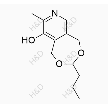 8-methyl-3-propyl-1,5-dihydro-[1,3]dioxepino[5,6-c]pyridin-9-ol	维生素B6杂质9	1385767-86-1