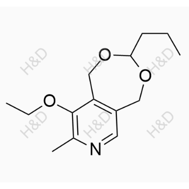 9-ethoxy-8-methyl-3-propyl-1,5-dihydro-[1,3]dioxepino[5,6-c]pyridine	维生素B6杂质11