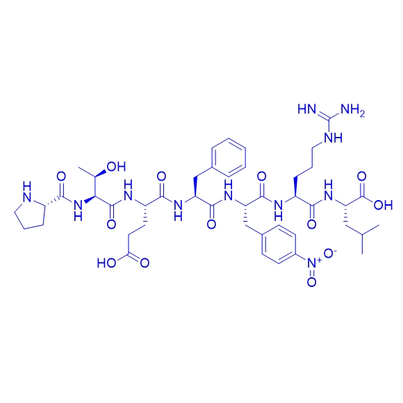 H-Pro-Thr-Glu-Phe-p-nitro-Phe-Arg-Leu-OH/90331-82-1/组织蛋白酶 D底物多肽H-Pro-Thr-Glu-Phe-p-nitro-Phe-Arg-Leu-OH