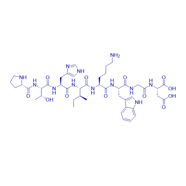 H-Pro-Thr-His-Ile-Lys-Trp-Gly-Asp-OH/117620-76-5/血管紧张素转化酶 (ACE) 抑制剂多肽H-Pro-Thr-His-Ile-Lys-Trp-Gly-Asp-OH