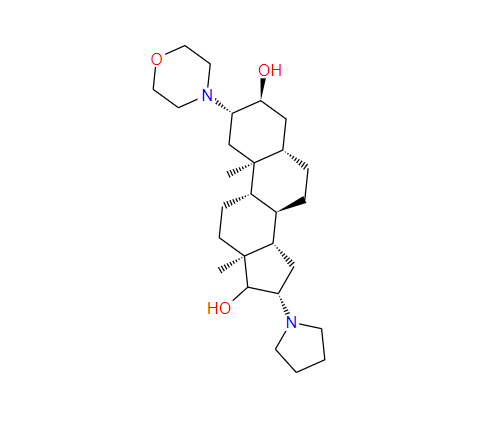 (2b,3a,5a,16b,17b)-2-(4-吗啉基)-16-(1-吡咯烷基)雄甾烷-3,17-二醇