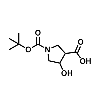 1-(叔丁氧基羰基)-4-羟基吡咯烷-3-羧酸  1369237-37-5