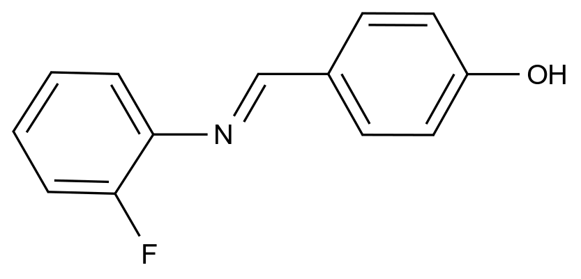 CATO_（E） -4-（（（2-氟苯基）亚氨基）甲基）苯酚_1829558-56-6_97%