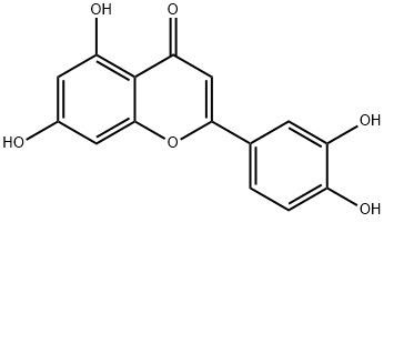 木犀草素；2-(3,4-二羟苯基)-5,7-二羟基-4H-苯并吡喃-4-酮