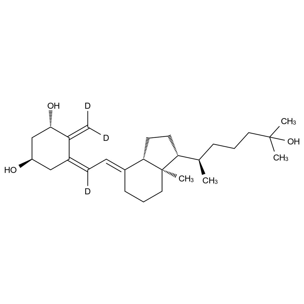 CATO_1α,25-二羟基维生素D<SUB>3</SUB> (6,19,19-d<SUB>3</SUB>) 溶液_128723-16-0_97%