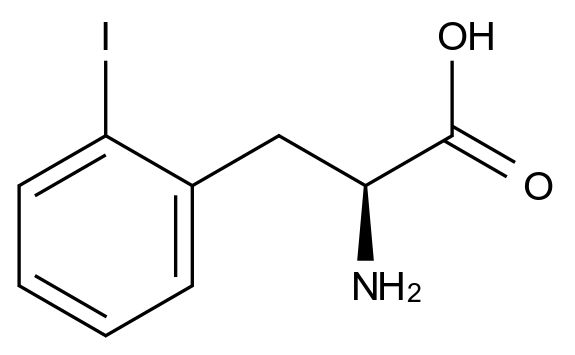 CATO_(S)-2-氨基-3-(2-碘苯基)丙酸_167817-55-2_97%