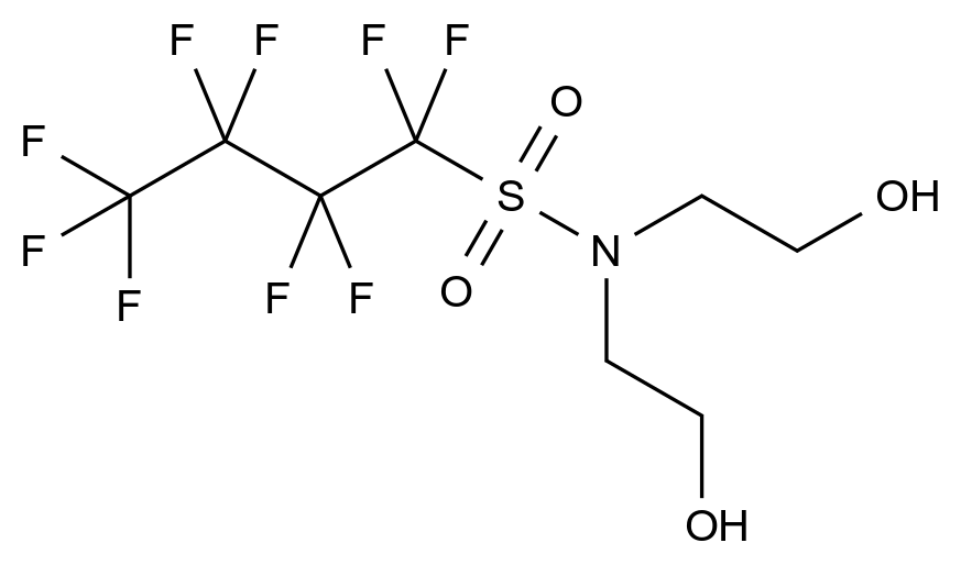 CATO_1,1,2,2,3,3,4,4,4-九氟-N,N-双(2-羟乙基)丁烷-1-磺酰胺_34455-00-0_97%