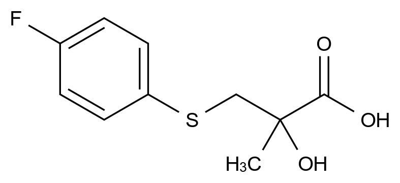 CATO_3-[（4-氟苯基）硫基]-2-羟基-2-甲基丙酸_339530-91-5_97%