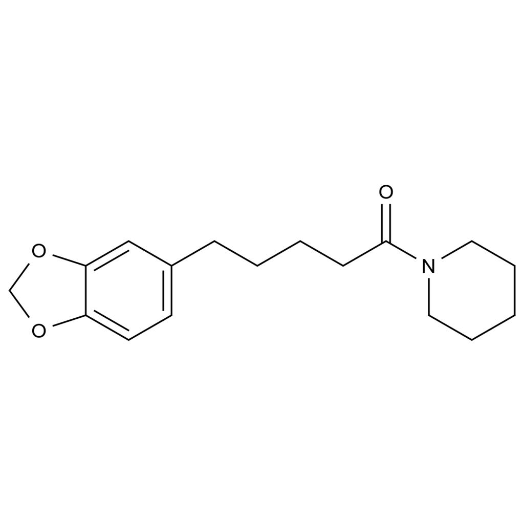 CATO_5-(苯并[d][1,3]二氧杂环戊烯-5-基)-1-(哌啶-1-基)戊-1-酮_23434-88-0_97%