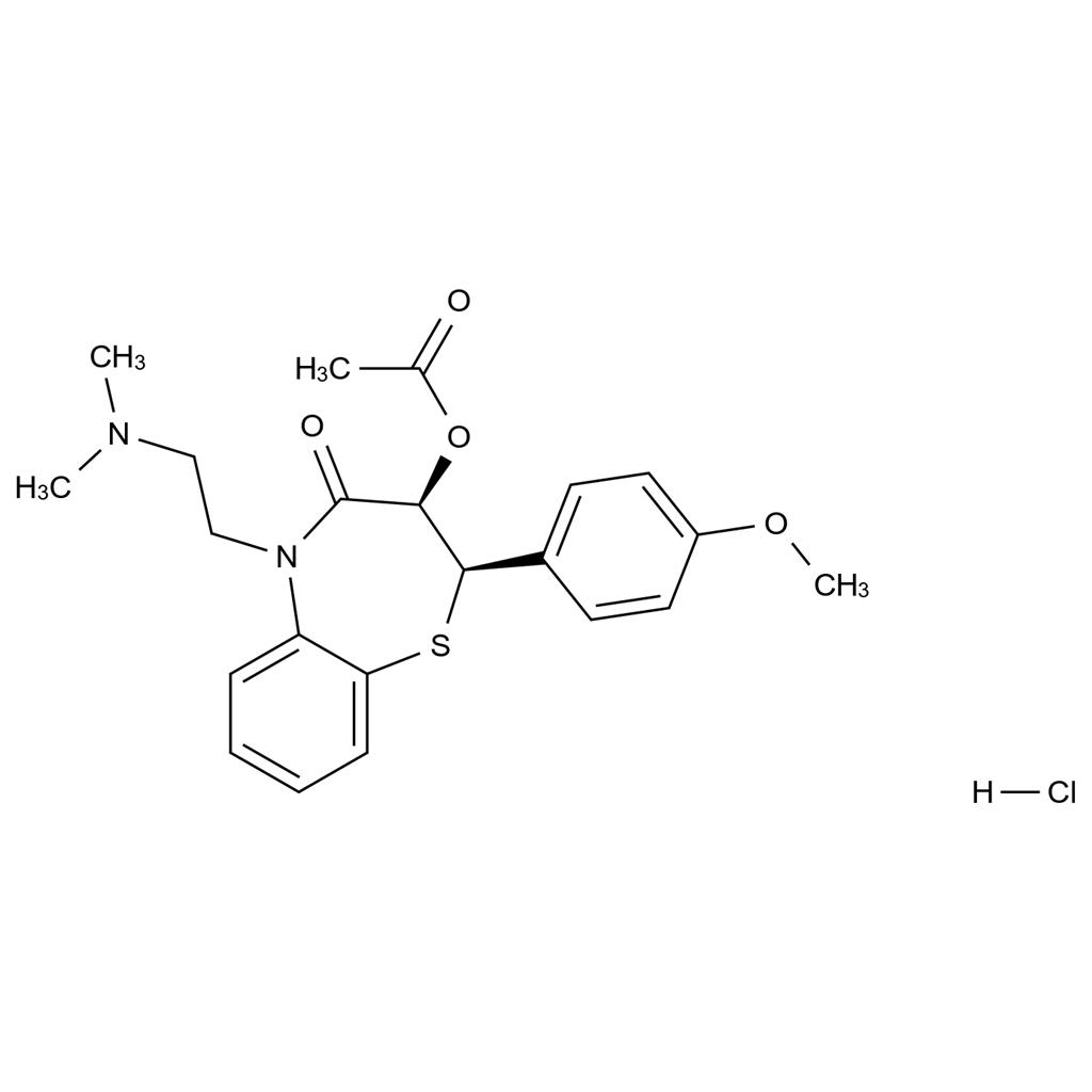 CATO_Diltiazem Enantiomer HCl_42399-54-2_97%