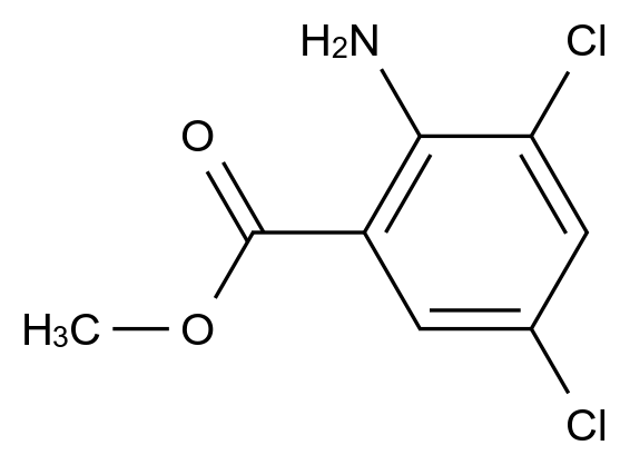 CATO_methyl 2-amino-3,5-dichlorobenzoate_52727-62-5_97%