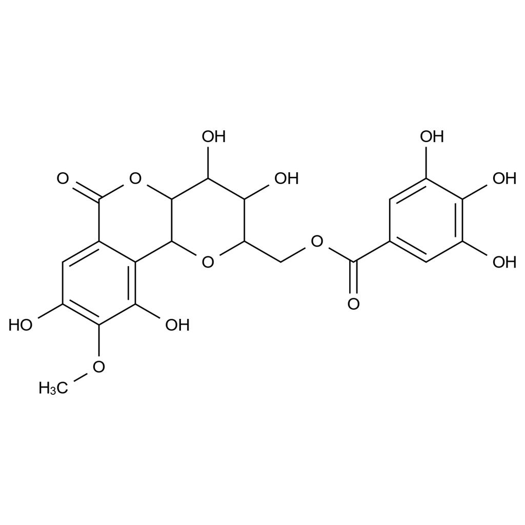 CATO_11-O-没食子酰岩白菜素_82958-44-9_97%