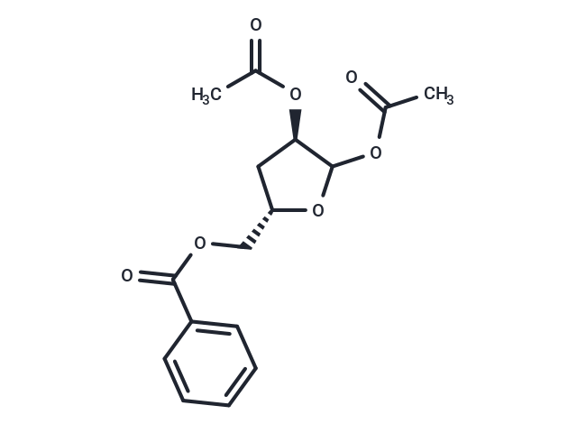 化合物 5-O-Benzoyl-1’,2’-O-diacetyl-3’-deoxy-D-ribofuranose|TNU0748|TargetMol