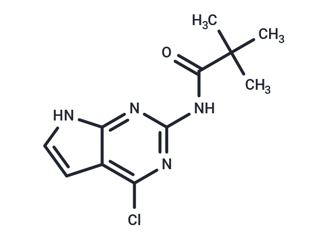 化合物 N-(4-Chloro-7H-pyrrolo[2,3-d]pyrimidin-2-yl)-2,2-dimethyl ?propanamide|TNU0877|TargetMol