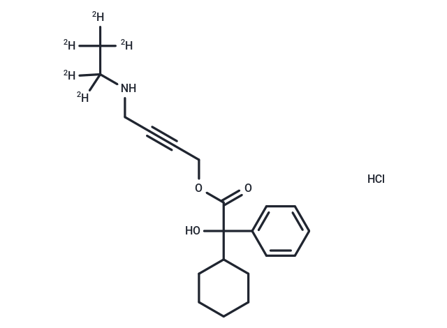 化合物 N-Desethyl Oxybutynin-d5 hydrochloride|T12144|TargetMol