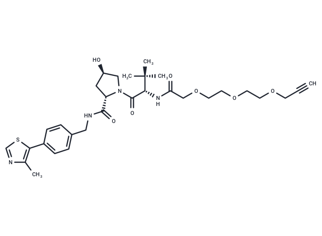 化合物 VH032-PEG3-acetylene|T17230|TargetMol