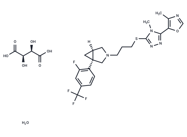 化合物 GSK-598809 L-tartrate sesquihydrate|T71633|TargetMol