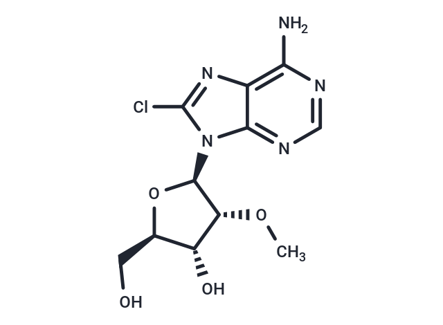 化合物 8-Chloro-2’-O-methyl ? adenosine|TNU0587|TargetMol