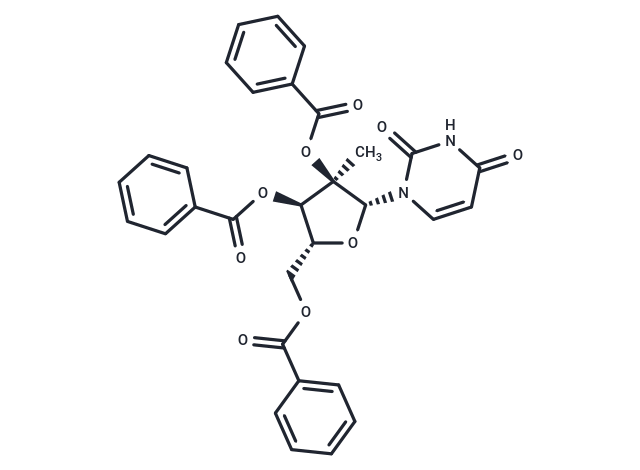 化合物 2’-C-Methyl -2’,3’,5’-tri-O-benzoyluridine|TNU0771|TargetMol